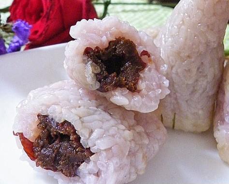 Bánh chưng táo đỏ keo